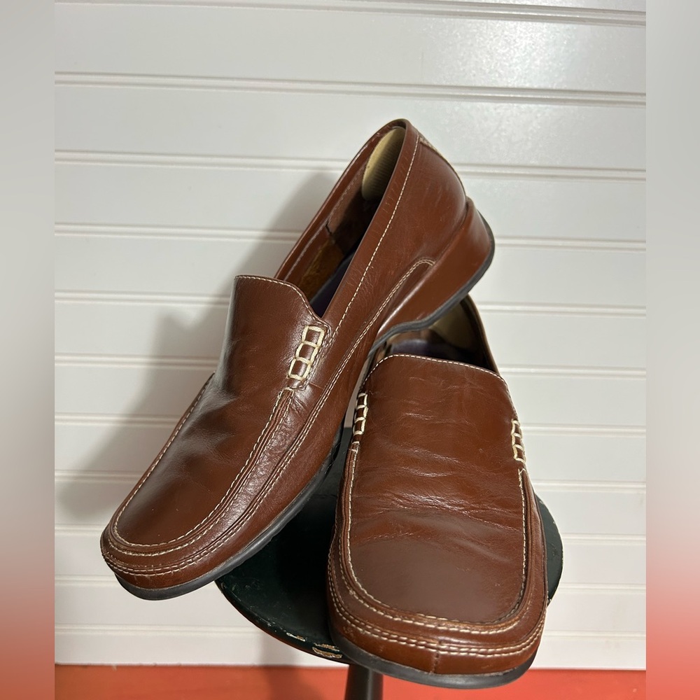 Liz Claiborne Brown Leather Loafers - Crazy Horse